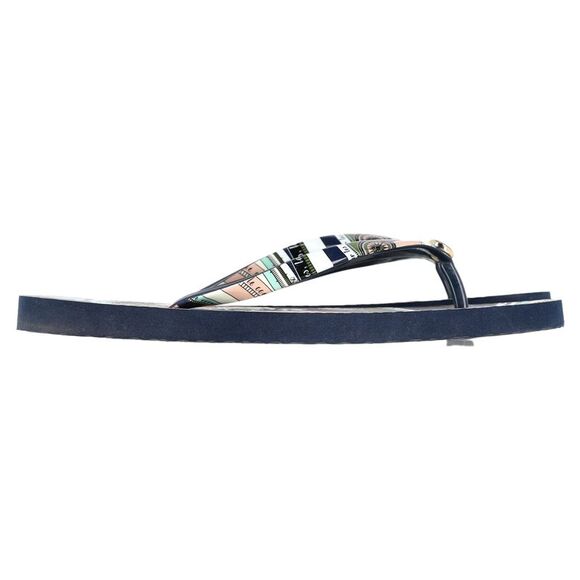 Tory Burch Shoes - Tory Burch Printed Flip Flops in Multicolor Rubber